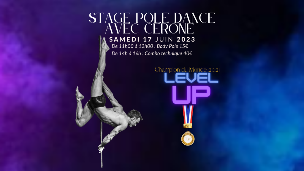 Stage Cerone Pole dance champion du monde 2021